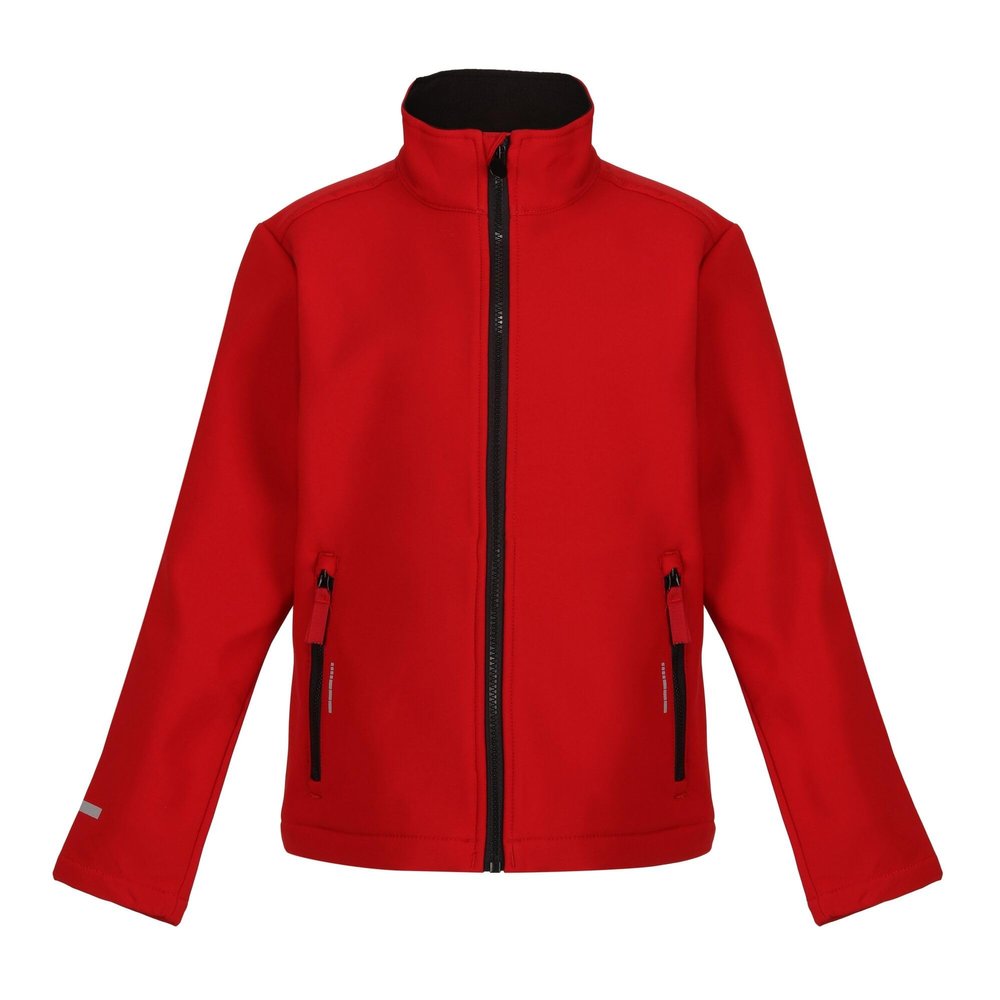 Regatta Professional Boy's Regatta Professional Kids' Ablaze 2-layer SoftshellJacket, Classic Red Black, 34
