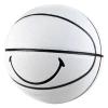 MINDCOLLISION 5/6/7 Smile Basketball, Women's PU Soft Leather Basketball, Good Dribbling and Shooting Feel, Birthday Gift, Suitable for Indoor and Outdoor Use. (8 Colors),White,No.6 view 1