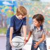 MINDCOLLISION 5/6/7 Smile Basketball, Women's PU Soft Leather Basketball, Good Dribbling and Shooting Feel, Birthday Gift, Suitable for Indoor and Outdoor Use. (8 Colors),White,No.6 view 4