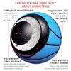 MINDCOLLISION 5/6/7 Smile Basketball, Women's PU Soft Leather Basketball, Good Dribbling and Shooting Feel, Birthday Gift, Suitable for Indoor and Outdoor Use. (8 Colors),Blue,No.6 view 2