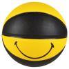 MINDCOLLISION 5/6/7 Smile Basketball, Women's PU Soft Leather Basketball, Good Dribbling and Shooting Feel, Birthday Gift, Suitable for Indoor and Outdoor Use. (8 Colors),Black + Yellow,No.7 view 1