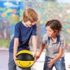 MINDCOLLISION 5/6/7 Smile Basketball, Women's PU Soft Leather Basketball, Good Dribbling and Shooting Feel, Birthday Gift, Suitable for Indoor and Outdoor Use. (8 Colors),Black + Yellow,No.7 view 4
