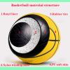 MINDCOLLISION 5/6/7 Smile Basketball, Women's PU Soft Leather Basketball, Good Dribbling and Shooting Feel, Birthday Gift, Suitable for Indoor and Outdoor Use. (8 Colors),Yellow,No.6 view 2