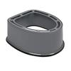 Portable Toilet with Non-Slip Mat Grey view 4