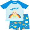 CoComelon Swimsuit Boys Kids Musical Two Piece Top Short Swim Set 3-4 Years Blue view 1