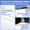 KOOPOW Youth Boys Padded Sliding Shorts with Soft Protective Athletic Cup Underwear, Slider for Baseball, Football, Lacrosse (0933W, Small) view 3