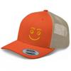 RIVEMUG Mood Series Trucker Hat Smiley Face Snapback Mesh Baseball Cap Men Women view 1