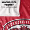 Jacksonville State University Blanket, 50"x60" Logo Dots, Silky Touch Super Soft Throw Blanket view 4