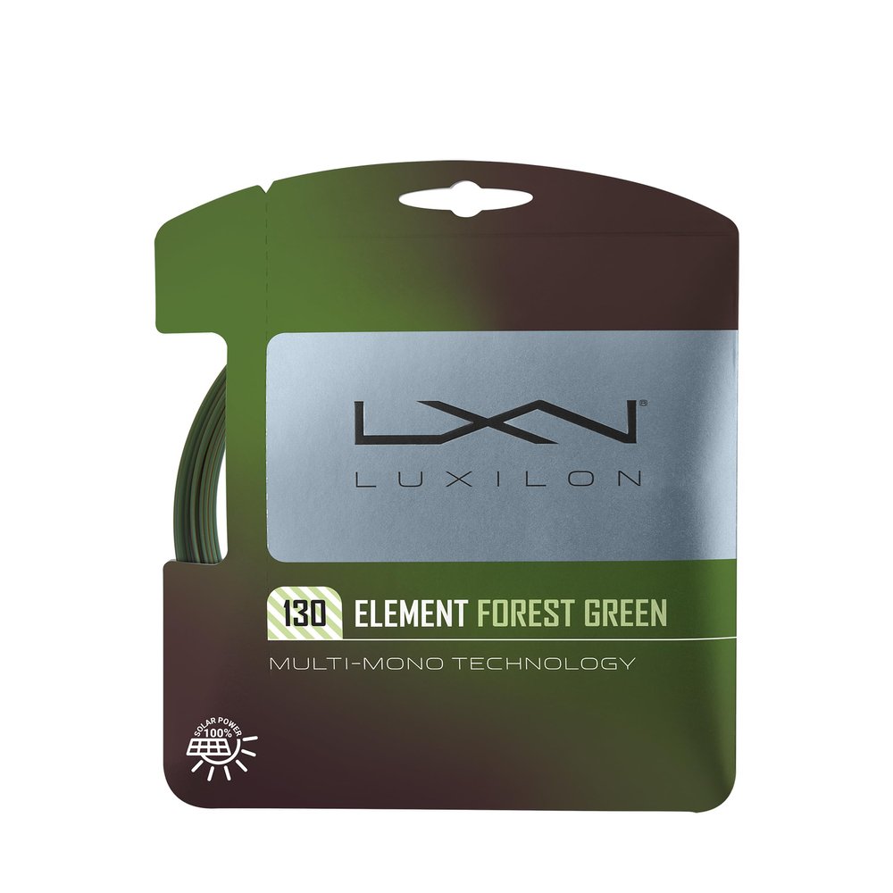 Luxilon Element 130 Tennis String - Set, Forest Green