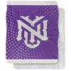 New York University Blanket, 50"x60" Logo Dots, Silky Touch Sherpa Back Super Soft Throw Blanket view 1