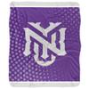 New York University Blanket, 50"x60" Logo Dots, Silky Touch Sherpa Back Super Soft Throw Blanket view 2