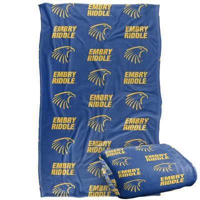 Embry-Riddle Aeronautical University-Daytona Blanket, 36"x58" Logo Pattern, Silky Touch Super Soft Throw Blanket