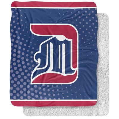 University of Detroit Mercy Blanket, 50"x60" Logo Dots, Silky Touch Sherpa Back Super Soft Throw Blanket