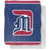 University of Detroit Mercy Blanket, 50"x60" Logo Dots, Silky Touch Sherpa Back Super Soft Throw Blanket view 1