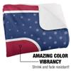 University of Detroit Mercy Blanket, 50"x60" Logo Dots, Silky Touch Sherpa Back Super Soft Throw Blanket view 3