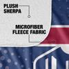 University of Detroit Mercy Blanket, 50"x60" Logo Dots, Silky Touch Sherpa Back Super Soft Throw Blanket view 4