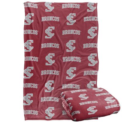 Santa Clara University Blanket, 36"x58" Logo Pattern, Silky Touch Super Soft Throw Blanket