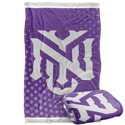 New York University Blanket, 36"x58" Logo Dots, Silky Touch Super Soft Throw Blanket
