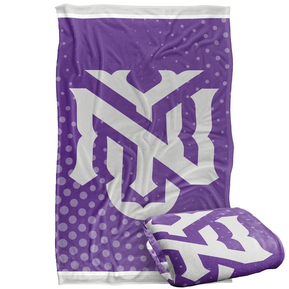 New York University Blanket, 36"x58" Logo Dots, Silky Touch Super Soft Throw Blanket
