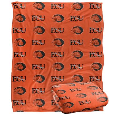 East Central University Blanket, 50"x60" Logo Pattern, Silky Touch Super Soft Throw Blanket