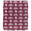 Texas Southern University Blanket, 50"x60" Logo Pattern, Silky Touch Sherpa Back Super Soft Throw Blanket view 2