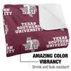 Texas Southern University Blanket, 50"x60" Logo Pattern, Silky Touch Sherpa Back Super Soft Throw Blanket view 3