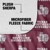 Texas Southern University Blanket, 50"x60" Logo Pattern, Silky Touch Sherpa Back Super Soft Throw Blanket view 4