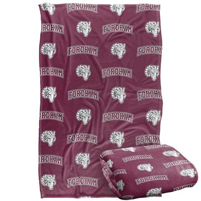 Fordham University Blanket, 36"x58" Logo Pattern, Silky Touch Super Soft Throw Blanket