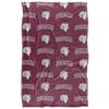 Fordham University Blanket, 36"x58" Logo Pattern, Silky Touch Super Soft Throw Blanket view 2