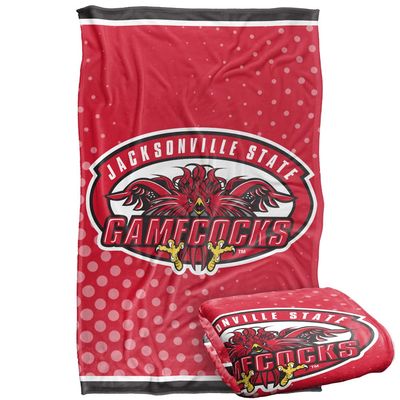 Jacksonville State University Blanket, 36"x58" Logo Dots, Silky Touch Super Soft Throw Blanket
