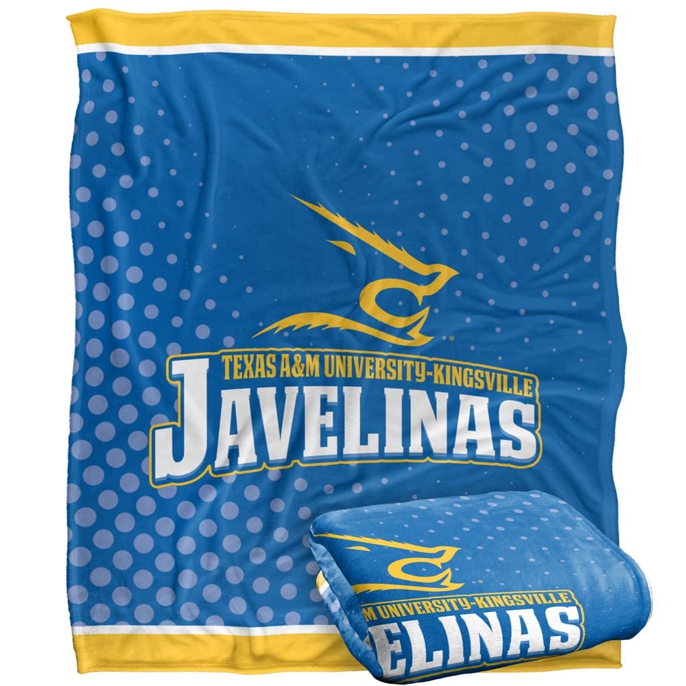 Texas A and M University Kingsville Blanket, 50"x60" Logo Dots, Silky Touch Super Soft Throw Blanket