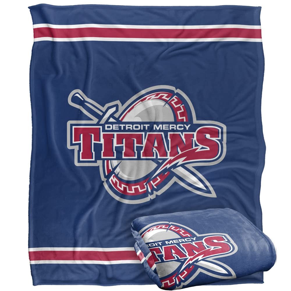 University of Detroit Mercy Blanket, 50"x60" Primary Logo, Silky Touch Super Soft Throw Blanket