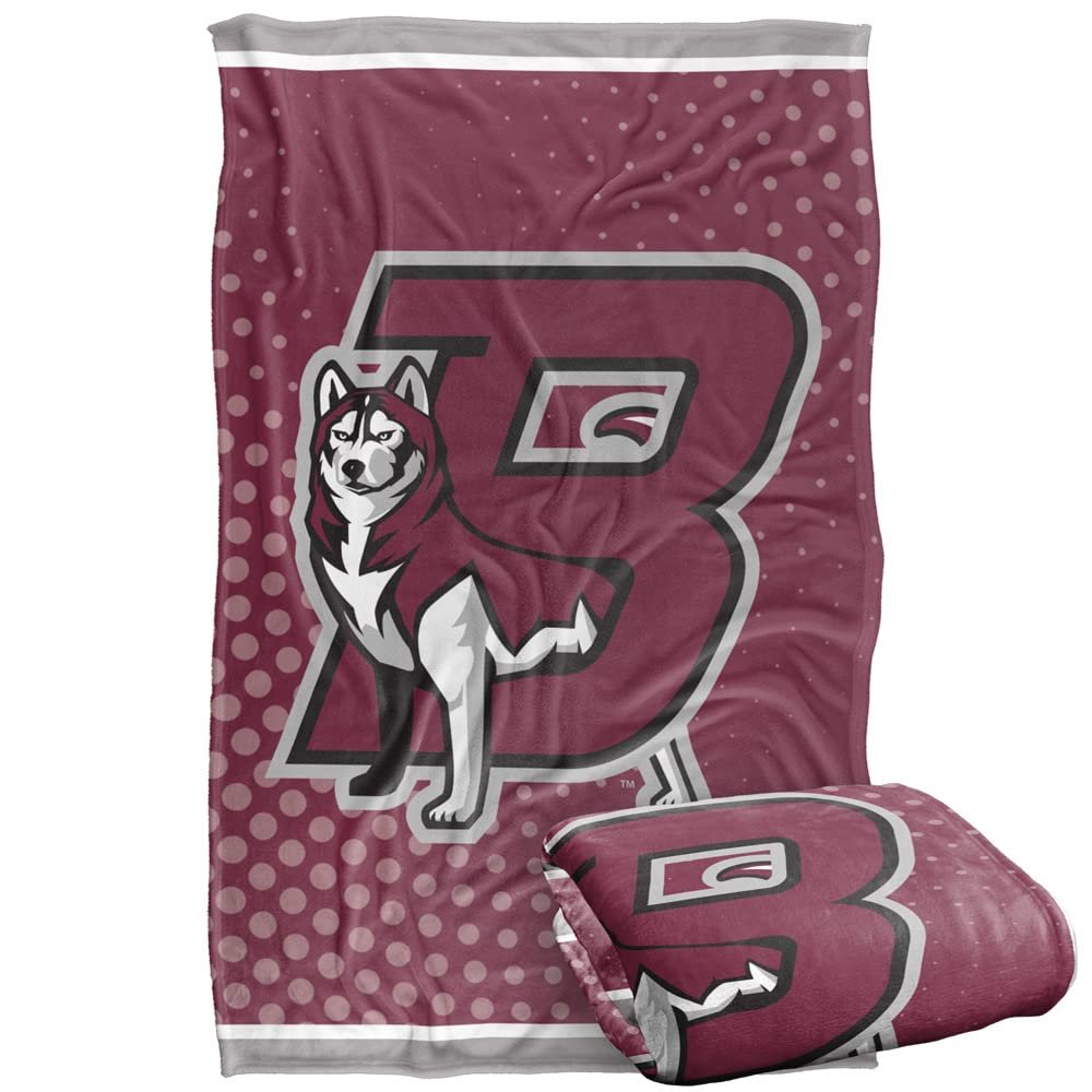 Bloomsburg University Blanket, 36"x58" Logo Dots, Silky Touch Super Soft Throw Blanket