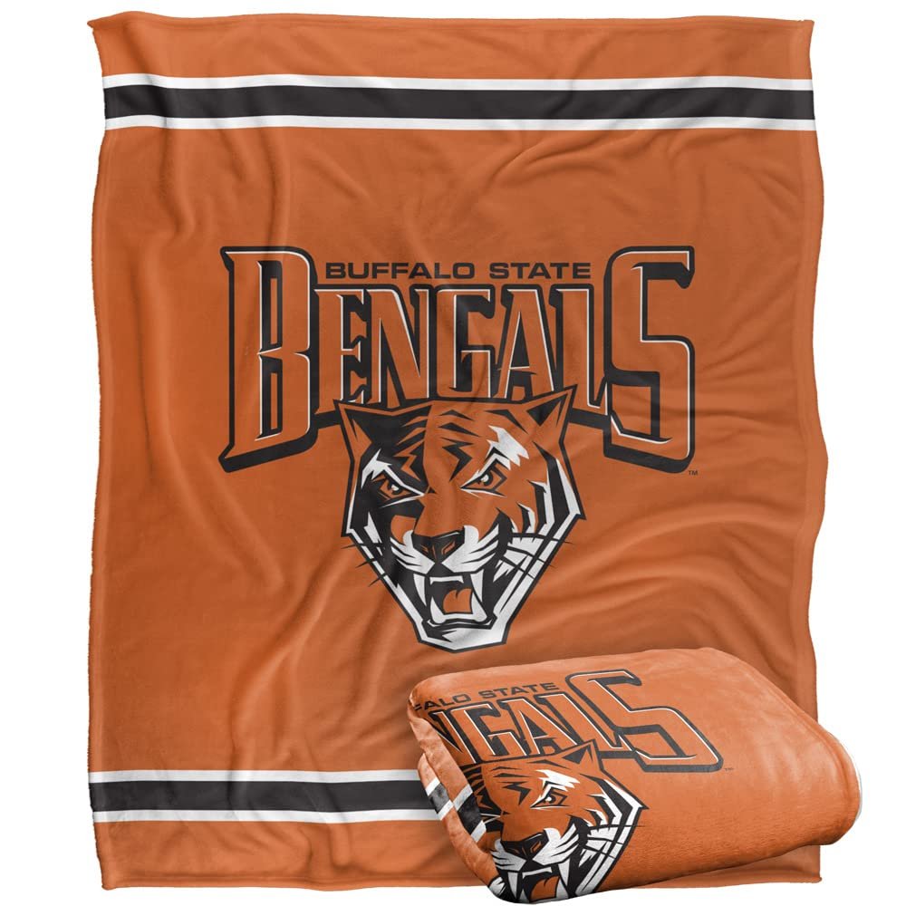 Buffalo State University Blanket, 50"x60" Primary Logo, Silky Touch Super Soft Throw Blanket