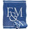Franklin & Marshall College Blanket, 50"x60" Logo Dots, Silky Touch Super Soft Throw Blanket view 1