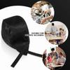 DOITOOL 2PCS Chef Hat Womens Cooking Hats, 1Pcs Elastic Back Skull Cap Chef Hat with Ties, Unisex Adjustable Kitchen Cooking Chef Cap for Men Women for Kitchen Cooking Service and Other Work view 3