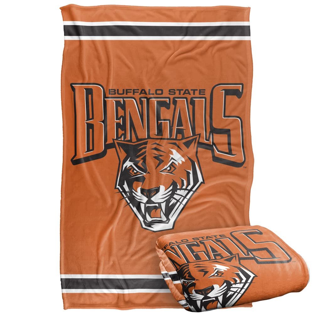 Buffalo State University Blanket, 36"x58" Primary Logo, Silky Touch Super Soft Throw Blanket