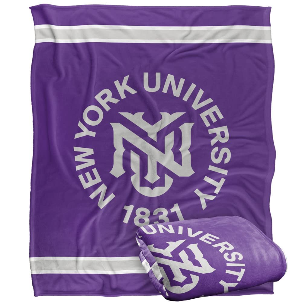 New York University Blanket, 50"x60" Primary Logo, Silky Touch Super Soft Throw Blanket