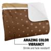 Lehigh University Blanket, 50"x60" Logo Dots, Silky Touch Sherpa Back Super Soft Throw Blanket view 3