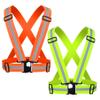YUNLOVXEE Reflective Strap Safety Vest Gear - 2-10 Pack Adjustable High Visible Reflective Running Gear for Women Men Night (Green+Orange) view 1