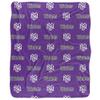 New York University Blanket, 50"x60" Logo Pattern, Silky Touch Sherpa Back Super Soft Throw Blanket view 2