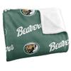 Bemidji State University Blanket, 36"x58" Logo Pattern, Silky Touch Super Soft Throw Blanket view 3