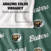 Bemidji State University Blanket, 36"x58" Logo Pattern, Silky Touch Super Soft Throw Blanket view 4