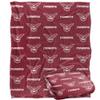 Texas Woman's University Blanket, 50"x60" Logo Pattern, Silky Touch Super Soft Throw Blanket view 1