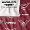 Texas Woman's University Blanket, 50"x60" Logo Pattern, Silky Touch Super Soft Throw Blanket view 4