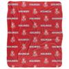 Radford University Blanket, 50"x60" Logo Pattern, Silky Touch Sherpa Back Super Soft Throw Blanket view 2