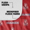 Radford University Blanket, 50"x60" Logo Pattern, Silky Touch Sherpa Back Super Soft Throw Blanket view 4