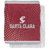 Santa Clara University Blanket, 50"x60" Logo Dots, Silky Touch Sherpa Back Super Soft Throw Blanket view 1