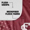 Santa Clara University Blanket, 50"x60" Logo Dots, Silky Touch Sherpa Back Super Soft Throw Blanket view 4