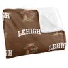 Lehigh University Blanket, 50"x60" Logo Pattern, Silky Touch Super Soft Throw Blanket view 3